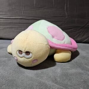 Blankets Beyond Pink Green Turtle Yellow Plush Circle Dot Smile Shell Baby